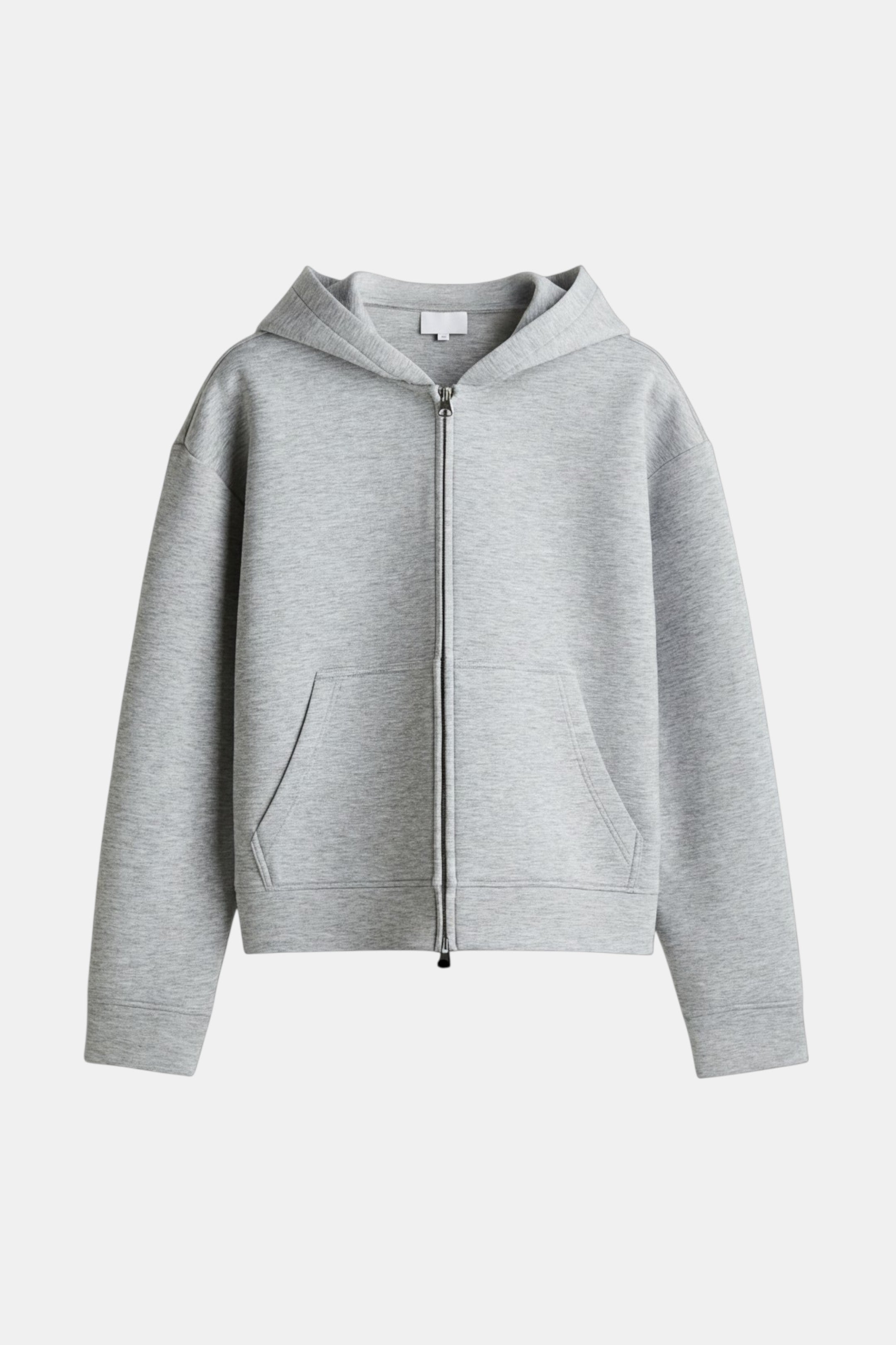OSSIDO — Felpa Full-Zip in Neoprene · Grigio