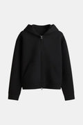 OSSIDO — Felpa Full-Zip in Neoprene · Nero