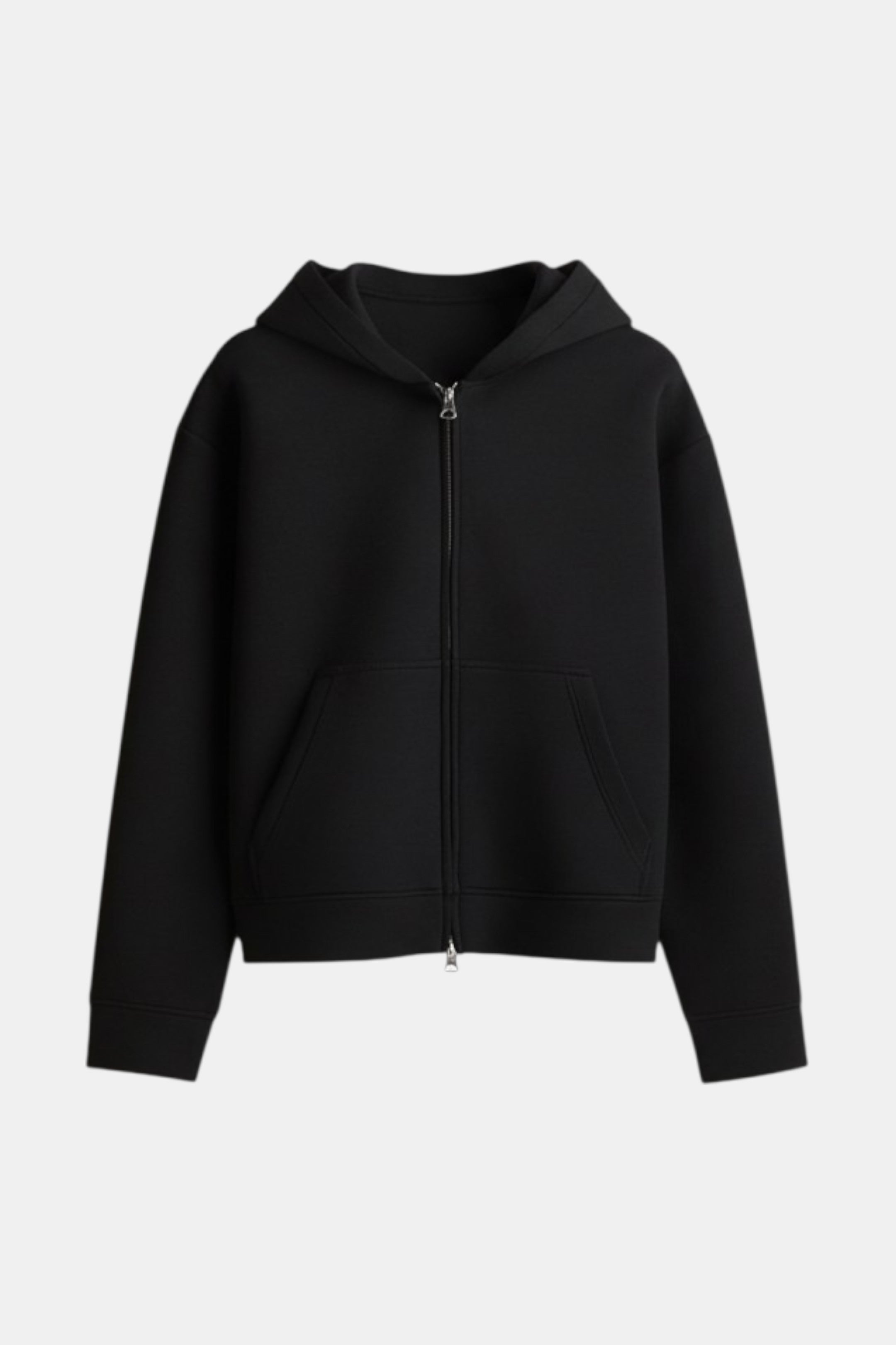 OSSIDO — Felpa Full-Zip in Neoprene · Nero